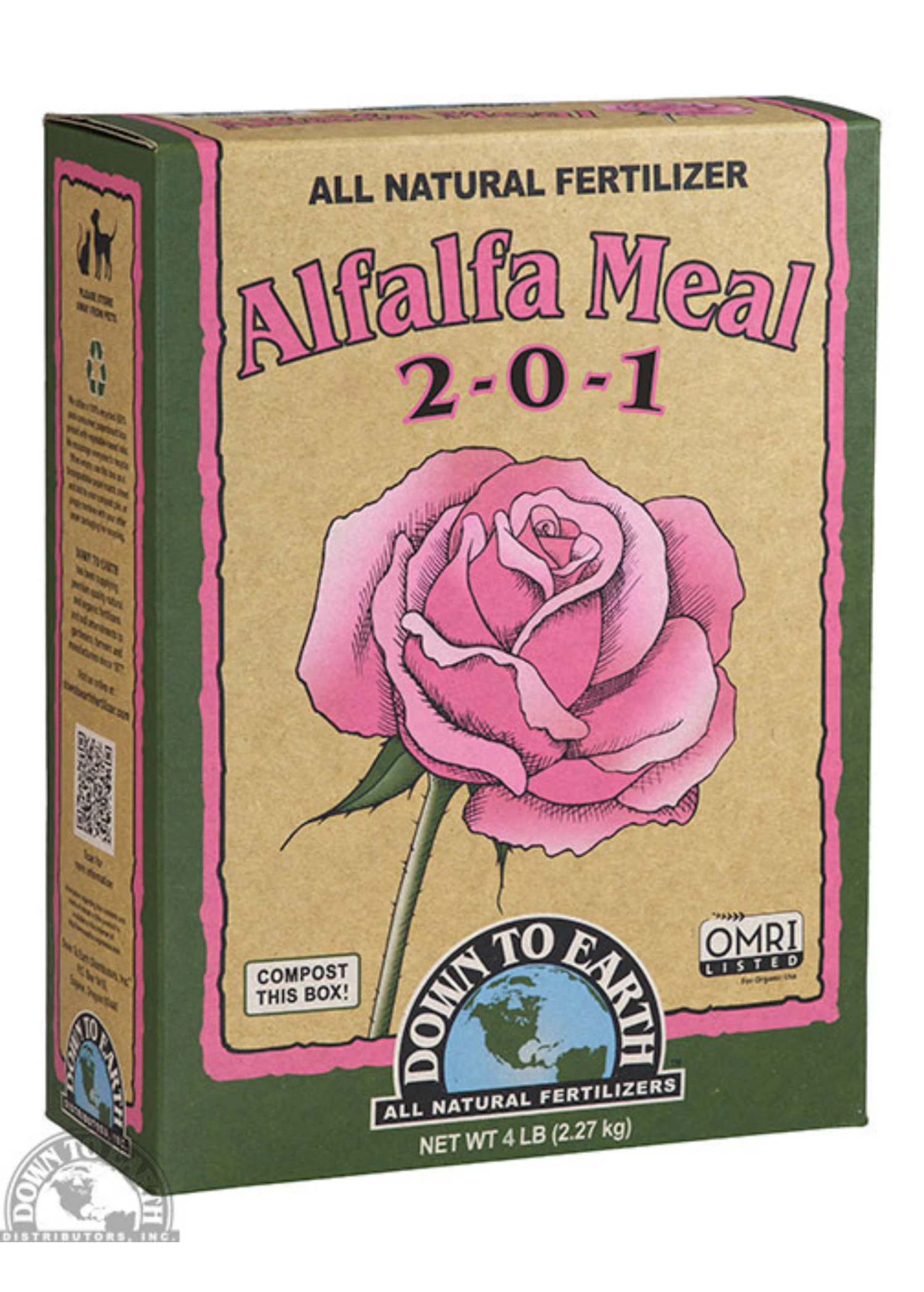 Alfalfa Meal 2-0-1 Organic Fertilizer, 4lb 1 Alfalfa Meal 2-0-1 Organic Fertilizer, 4lb