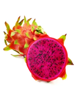 Dragon Fruit, Red 'Tricia' (Hylocereus Polyrhizus) -Hot Sale Sow Exotic Store Hylocereus polyrhizus red tricia dragon fruit cut open